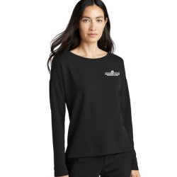 Mercer+Mettle® Women's Stretch Drop Shoulder Pullover (Black)